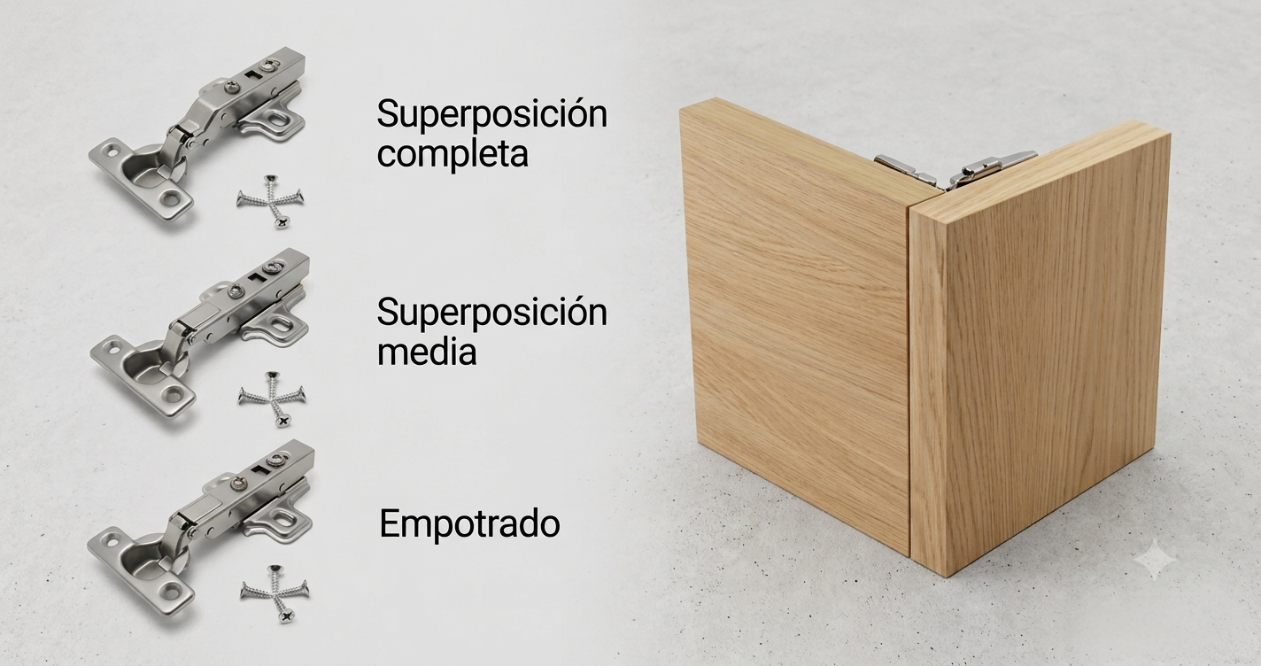 En este momento estás viendo Guía Definitiva: Cómo elegir la bisagra de cazoleta correcta para tus muebles