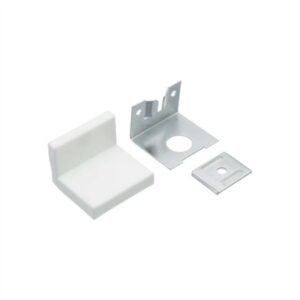 COLGADOR PARA ALACENA PLASTICO BLANCO BRONZEN