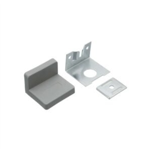 COLGADOR ALACENA P/ATORN. PLAST.GRIS BRONZEN