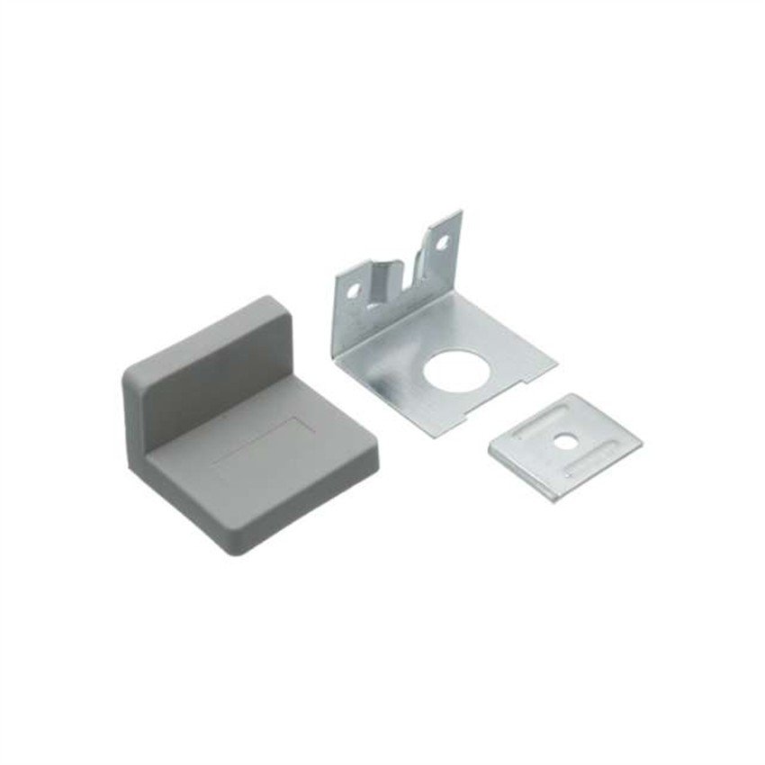 COLGADOR ALACENA P/ATORN. PLAST.GRIS BRONZEN
